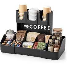 JYPS Double-Deck Coffee Organizer 11 Large Compartments