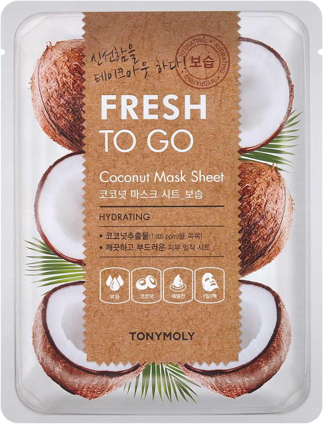 BigBuy S0581847 Tonymoly Mascarilla Fresh To Go, Coco
