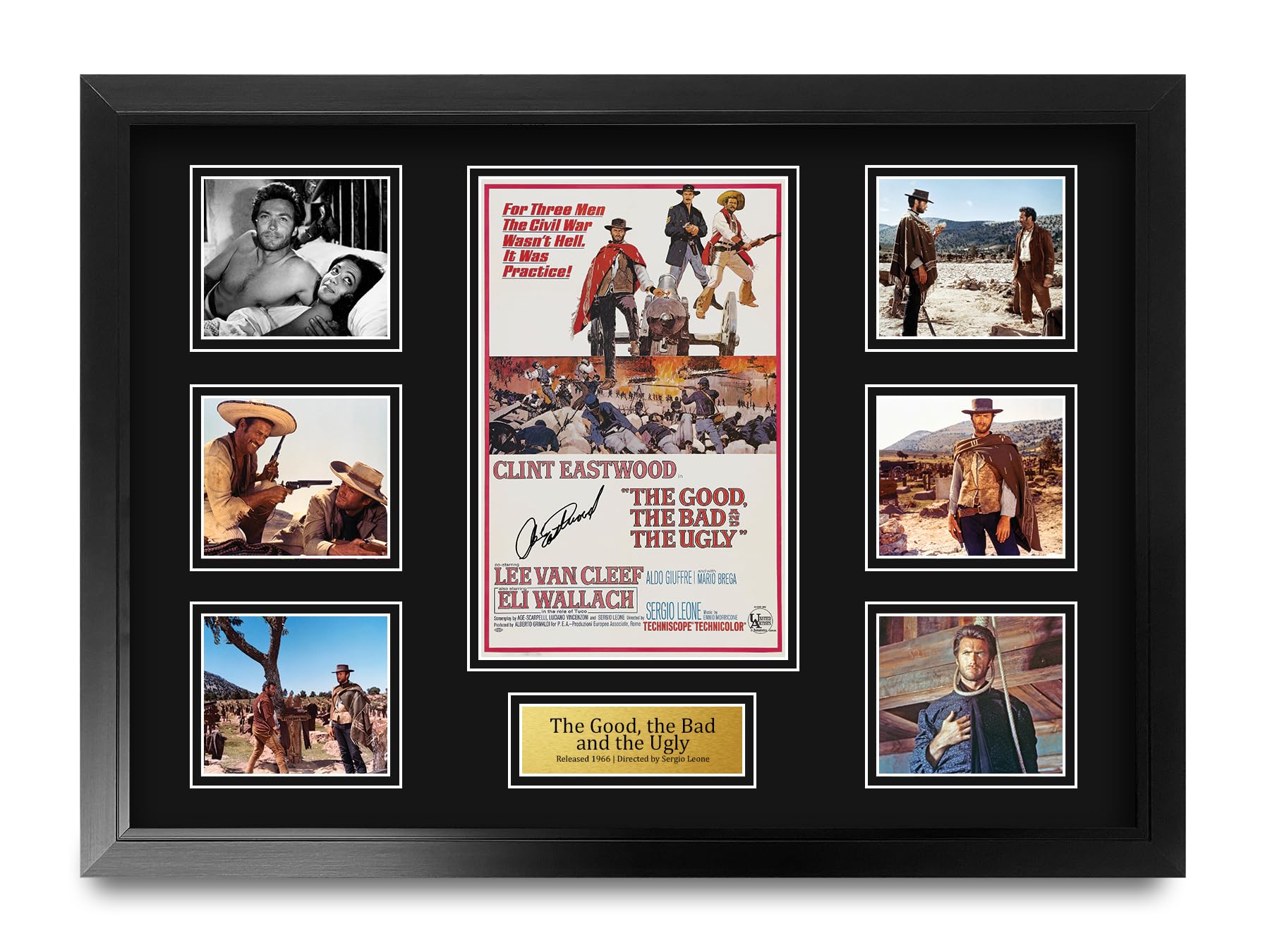 HWC Trading Back To The Future 2 Scene 1 Regali Stampati Autografo Firmato Immagine Per Gli Appassionati Di Memorabilia Di Film - A3 Incorniciato