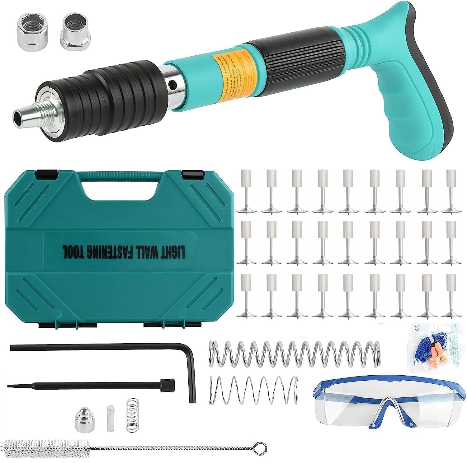 Pistola Sparachiodi Manuale, Chiodatrice Manuale Per Calcestruzzo E Cemento, Strumento Per - Foto 9