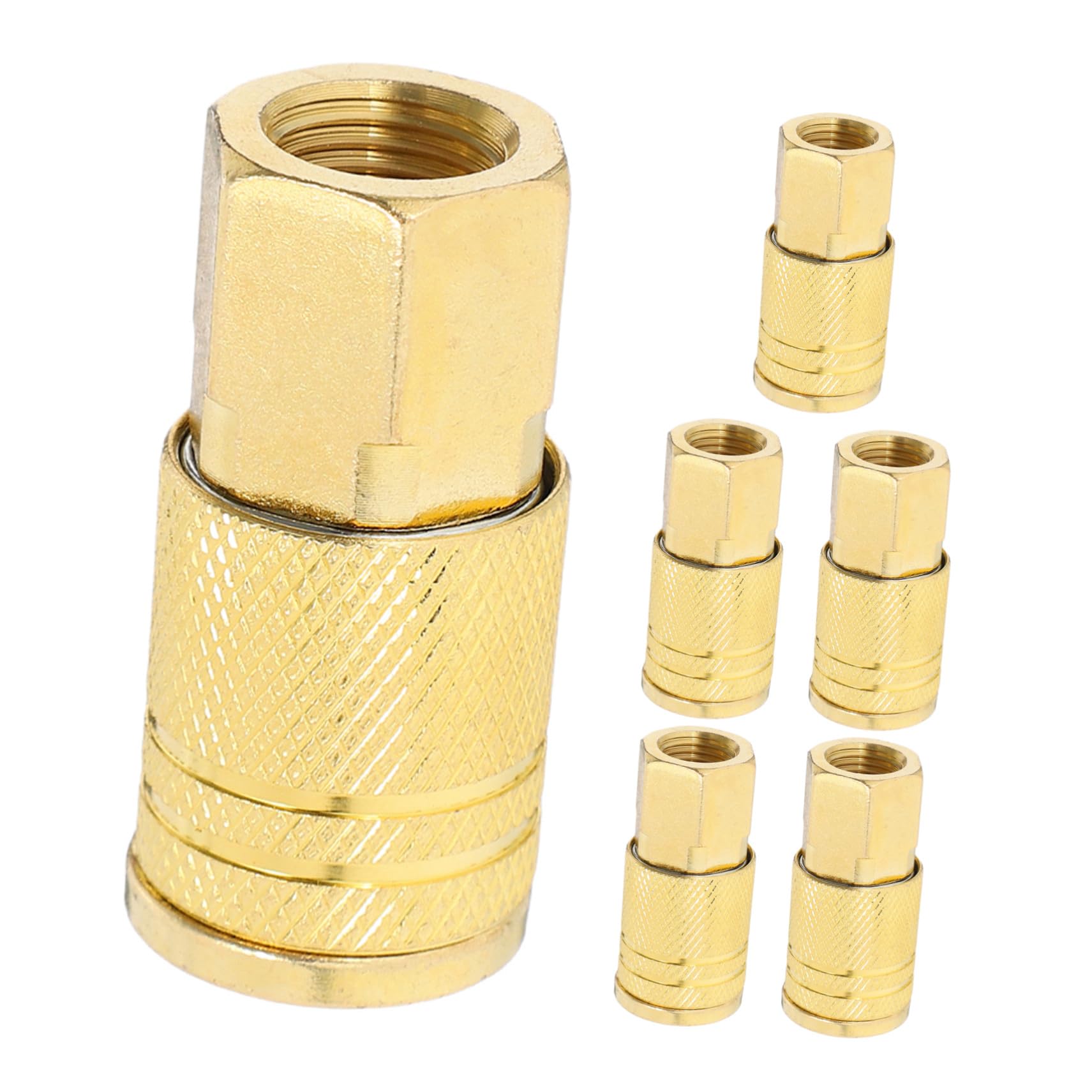Conector Rápido Neumático Npt hembra de 6 piezas para manguera de aire cónica