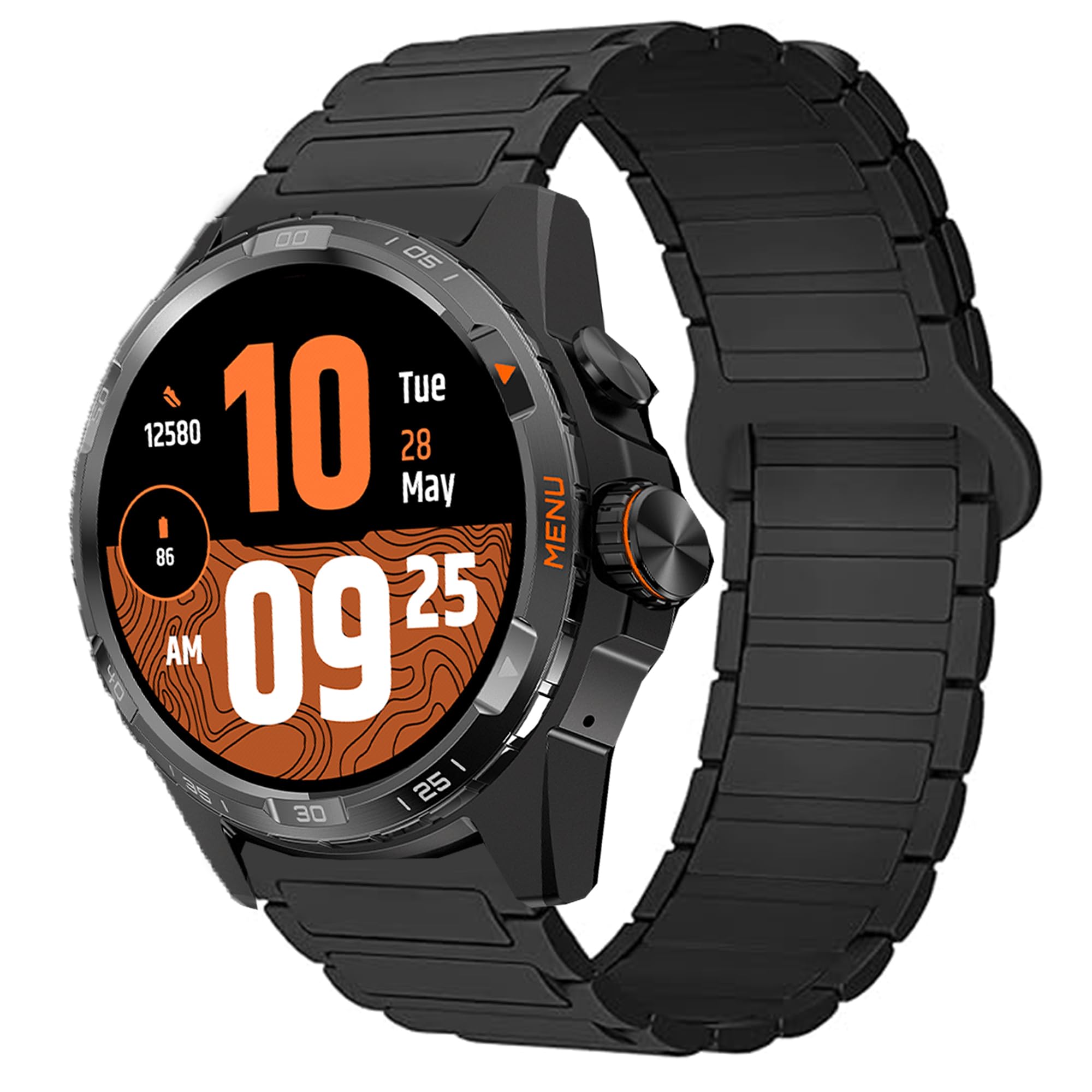 TicWatch Atlas, Pro, E2, GTH Bands - 20mm, 22mm, 24mm Magnetic Silicone Sport Watchbands