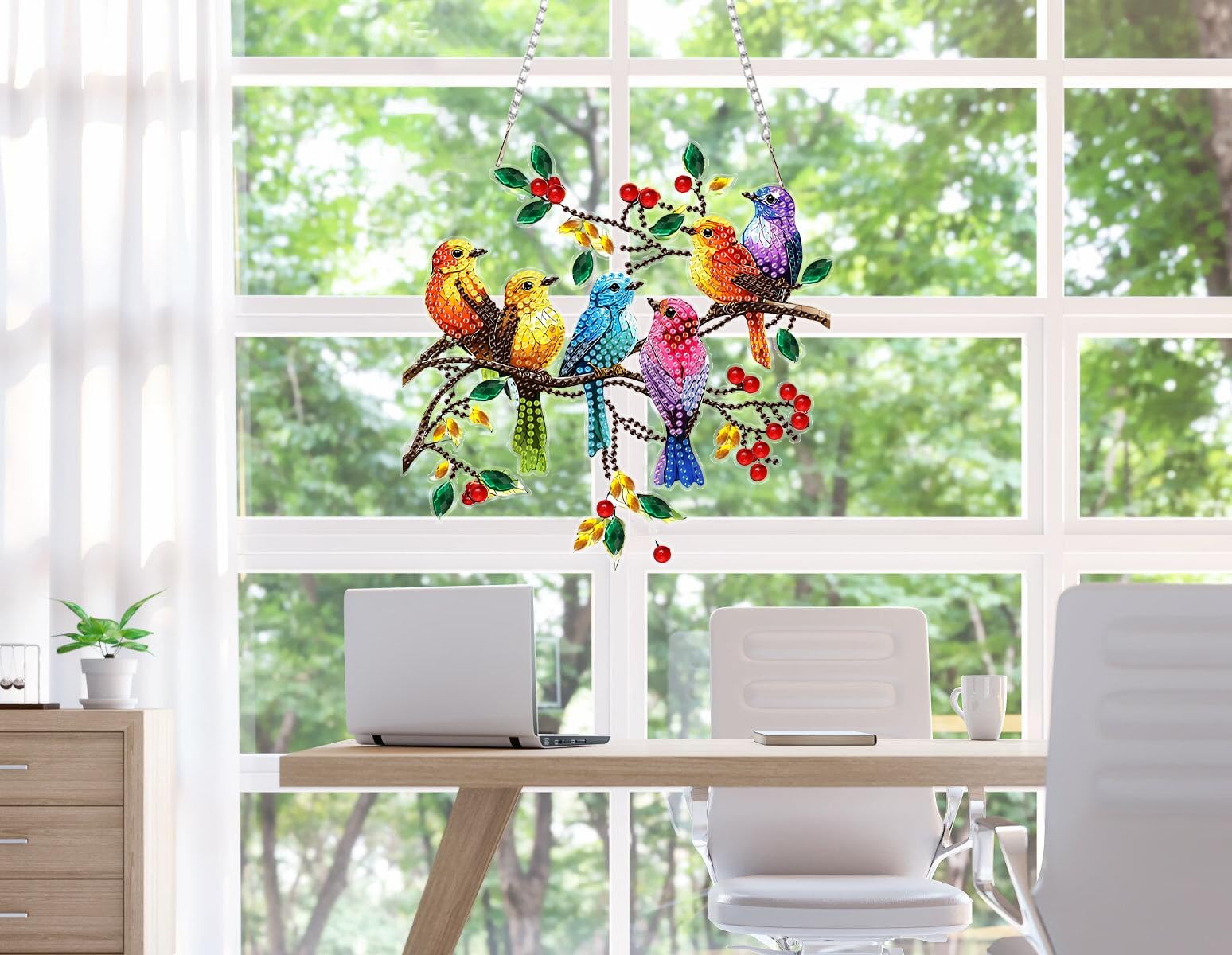 Diamond Painting - Vogels op Tak – Figured'Art
