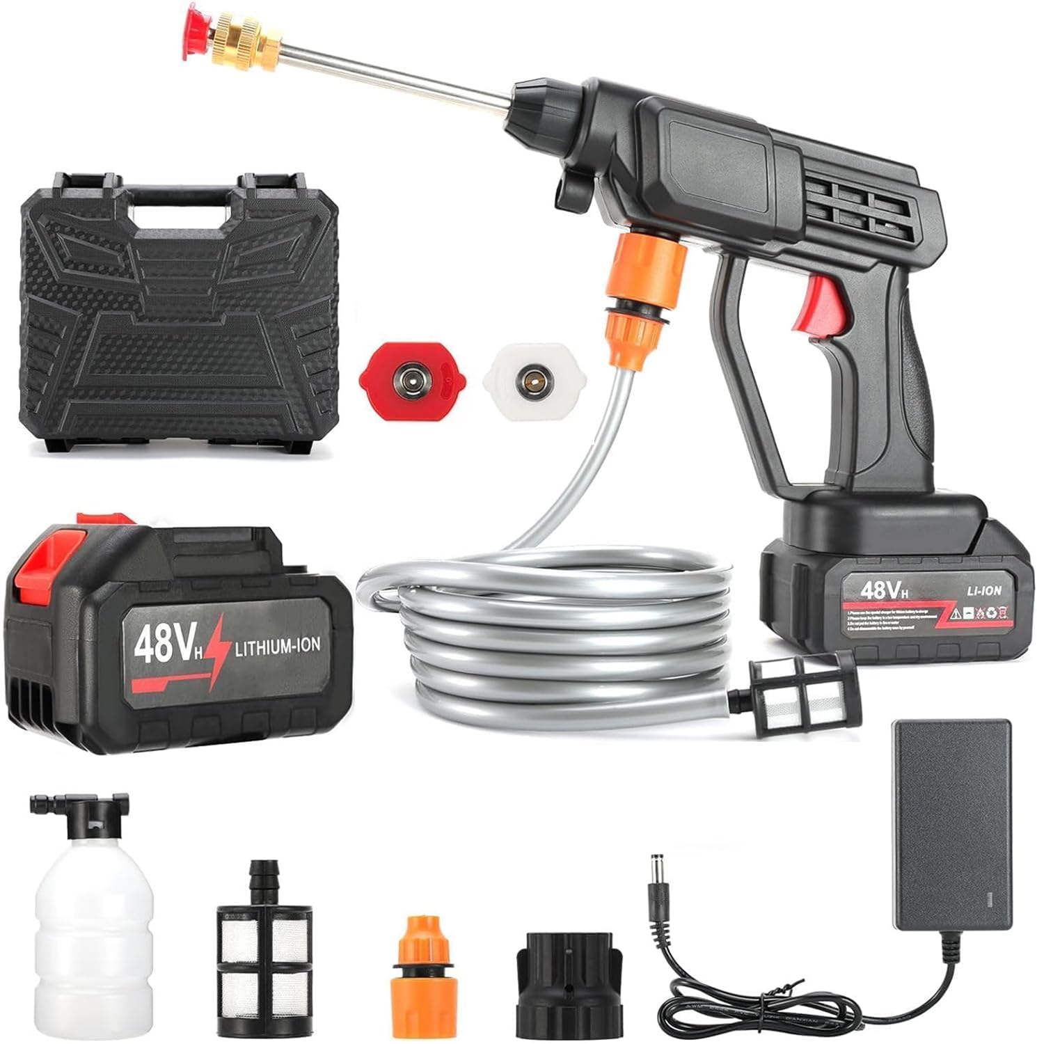 Wireless High Pressure Water Gun | Effective Car Wash and Bike Cleaning with Adjustable Nozzle (B0DCSV7YTD) Amazon Price History, Amazon Price Tracker