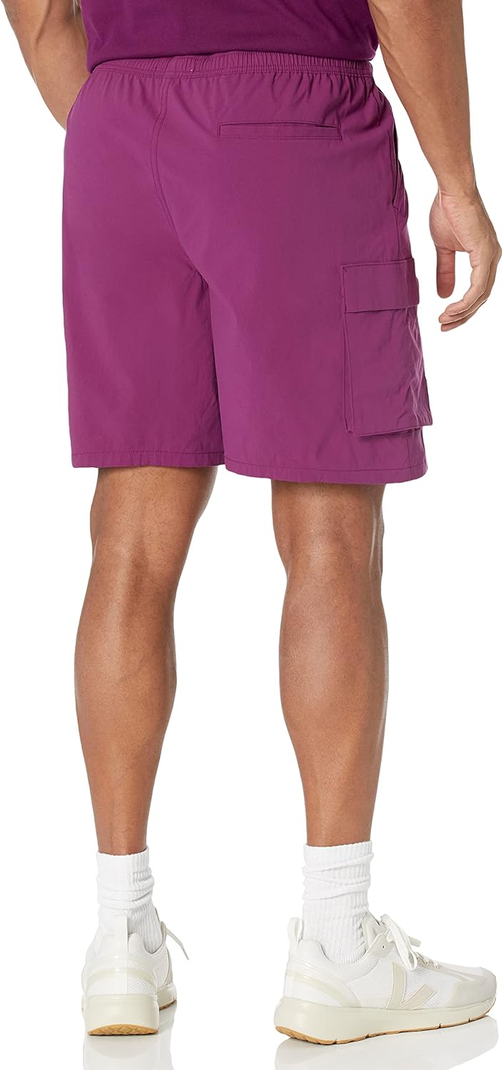 Amazon Aware Men's Relaxed-Fit Stretch Nylon Pull-On Cargo Short