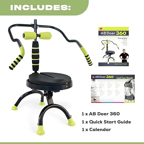 Miniatura 9 de AB Doer 360 Con kit PRO el sistema de fitness AB Doer 360 proporciona un entrenamiento abdominal y activador muscular con aeróbicos para quemar