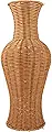 Rattan Wicker Woven Flower Vase - product image
