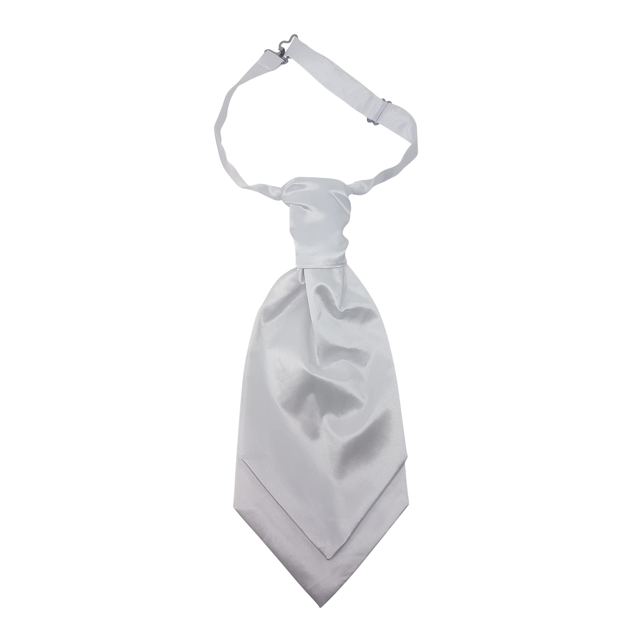 Ws Uk Men's White Solid Colour Cravat [White]