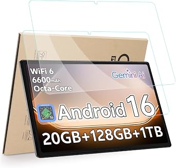 Hianjoo 2-Pack Screen Protector Compatible with SHARECLOUD P10_T / P10C / Frameflow P10_A Tablet 10.1 inch, Tempered Glass [HD Clarity] [9 Hardness] [Anti-Scratch] [Easy Installation] [9.25" x 6.06", 235mm x 154mm]