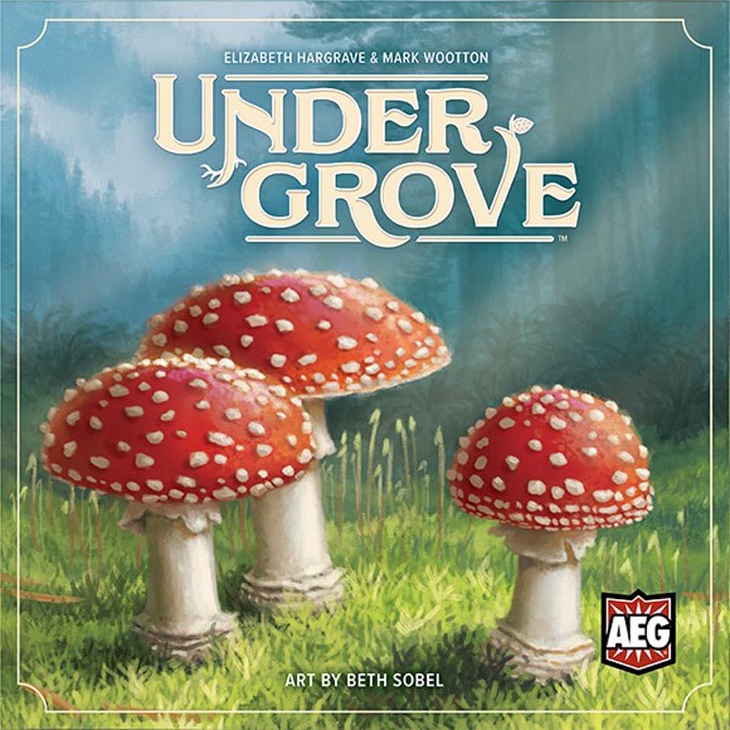 Undergrove | Tile Placement and Pick-up and Deliver Board Game | Trade Nutrients with Fungi to Grow New Trees | 1-4 Players | Ages 10+