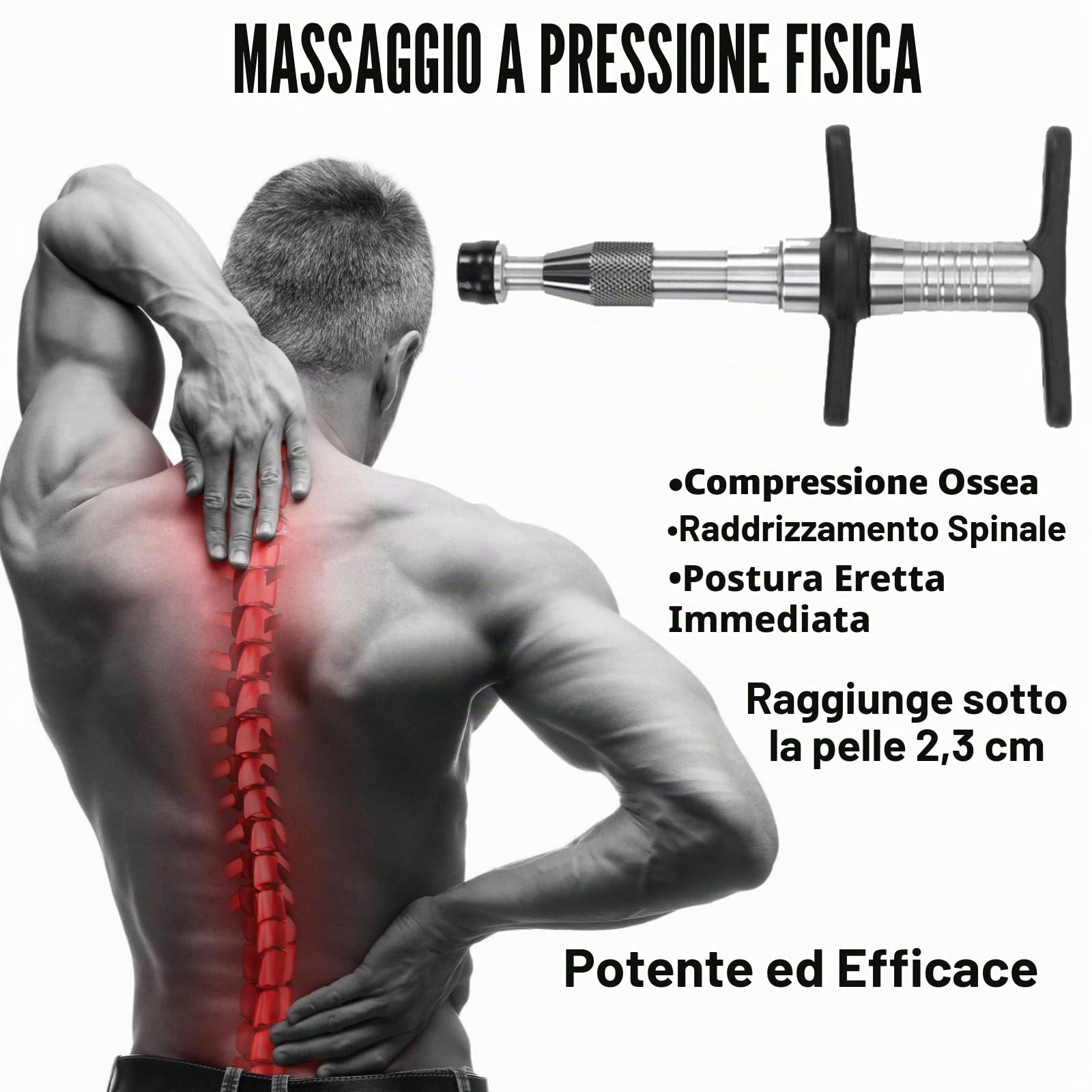 Strumento di regolazione chiropratica, 80-280N Regolazioni manuali colonna vertebrale, Apparecchiatura massaggio professionale rilassamento viso