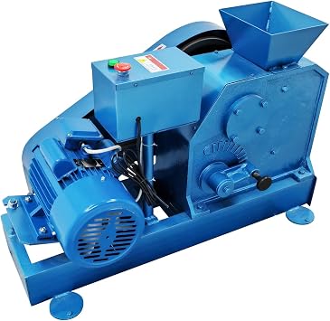 220V Jaw Crusher 4KW Small Jaw Crushing Machine with Drawer Type Outlet Rock Ore Stone Crusher Electric Shatter Grinder 500-3000kg/h 680RPM