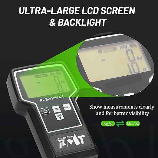 Báscula Digital para Carga de Refrigerante PB Motor Tech 110LBS con Pantalla LCD Grande miniatura 4