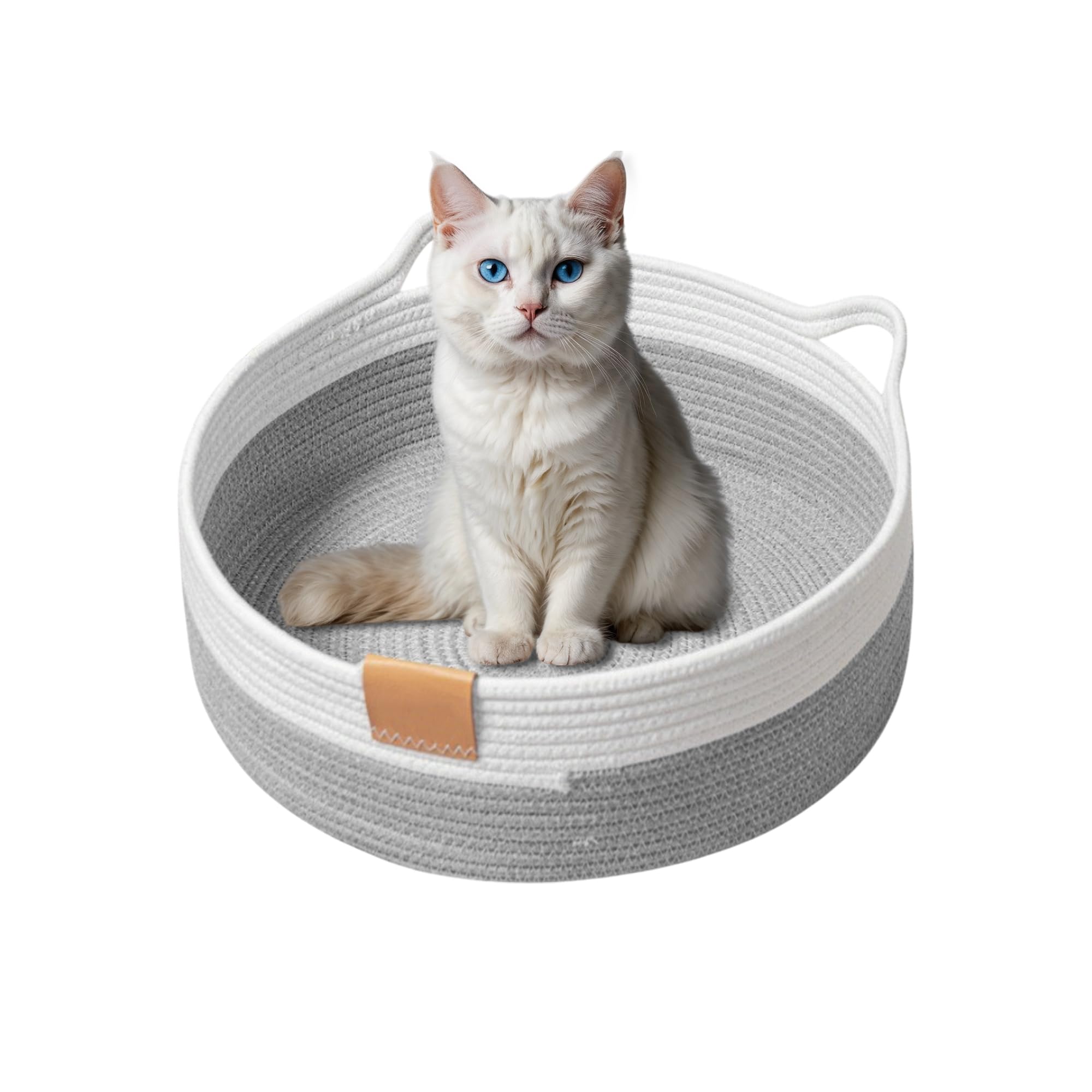Gewebtes Katzenbett Für Katzen Hellgrau 1 Stück Kratzfest 50cm