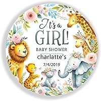 Vista 9 de Etiquetas personalizables con diseño de cisne, calcomanías de agradecimiento para negocios, 100 calcomanías de 2 x 2 pulgadas