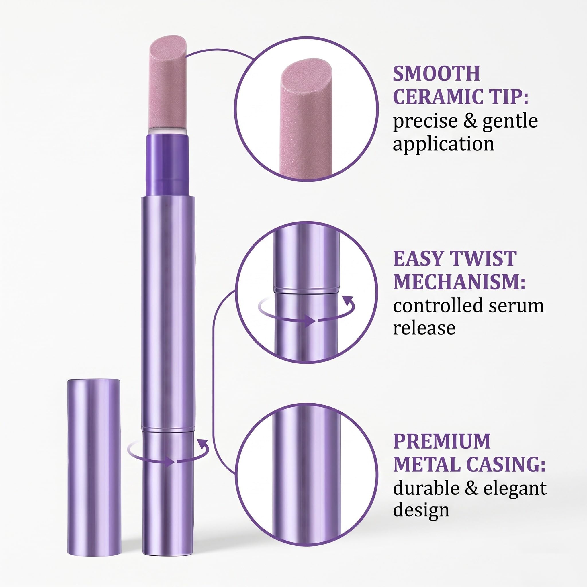 Nail Care Pen Penna Olio per Cuticole,Rimuovere Cuticole Unghie con Ceramica Punta Idratanti Rinforzanti Illuminanti Olio Applicatori Riparare Unghie Secche Screpolate
