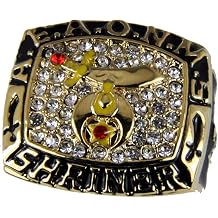 The Quiet Witness T62 Mens Championship AEAONMS Shriner Ring Super A.E.A.O.N.M.S. الأمير هول الماسونية   