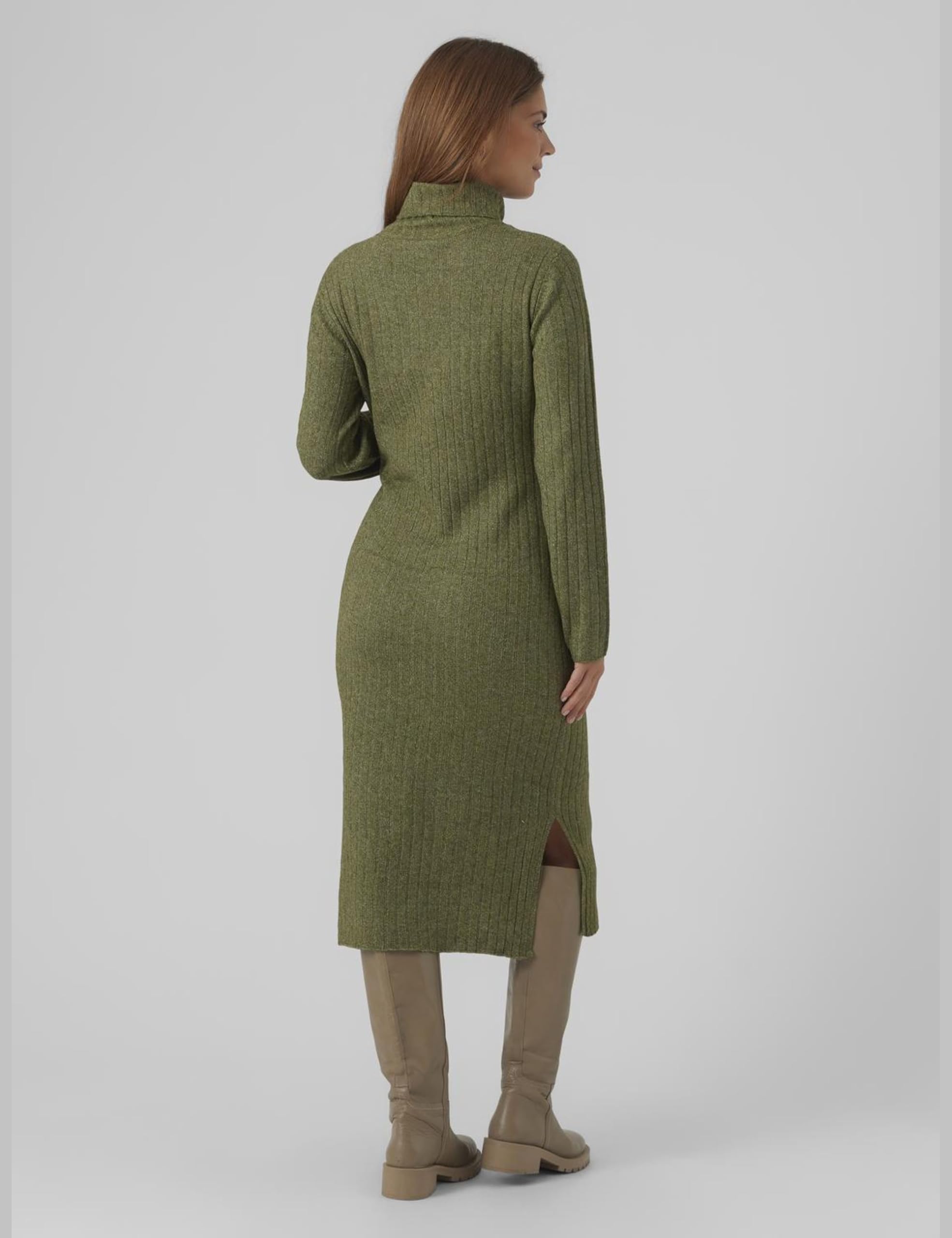 Mama.Licious Mlsuniva June LS Knit Midi Dress 2f Noos Mlsuniva June LS Knit Midi Dress 2F Noos Donna (Pacco da 1)