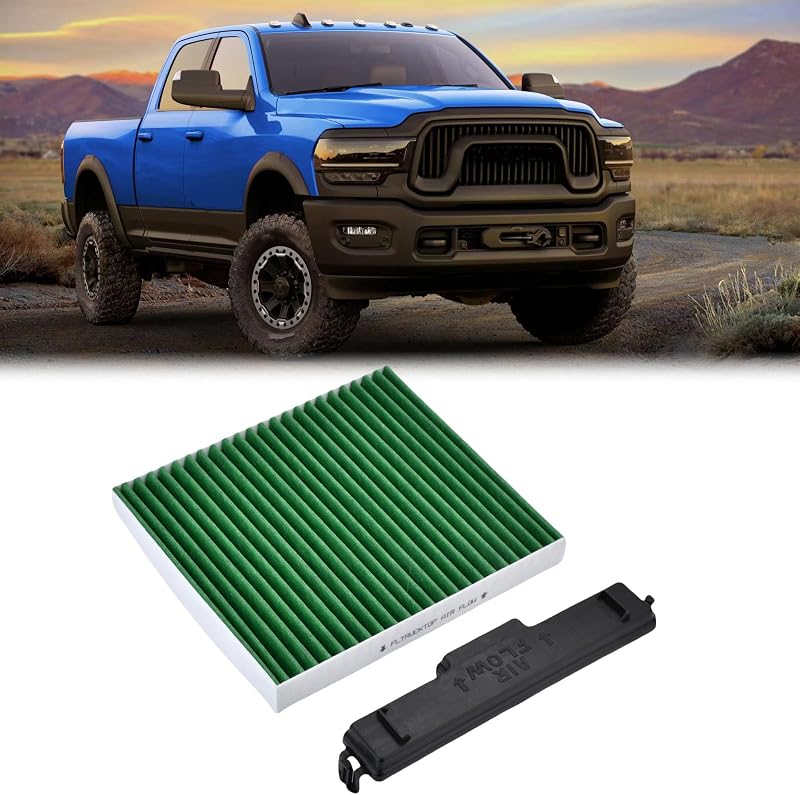 Filtro de ar-condicionado de cabine FLTRUCKTOP 68406048AA com tampa de acesso – 1 unidade