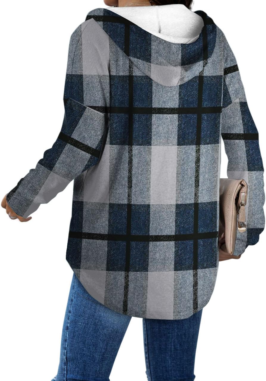 Bofell Womens Fashion Tops Hoodies for Women Pullover Oversized Sweatshirts Long SLeeve Shirts Loose Fit - Image 4