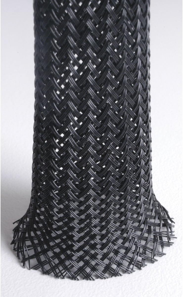 Techflex 1/2" Clean Cut Sleeving 100 ft. Black