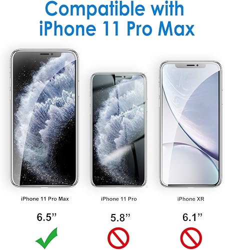 Miniatura 2 de JETech Paquete de protector de pantalla y funda de silicona para iPhone 11 Pro Max