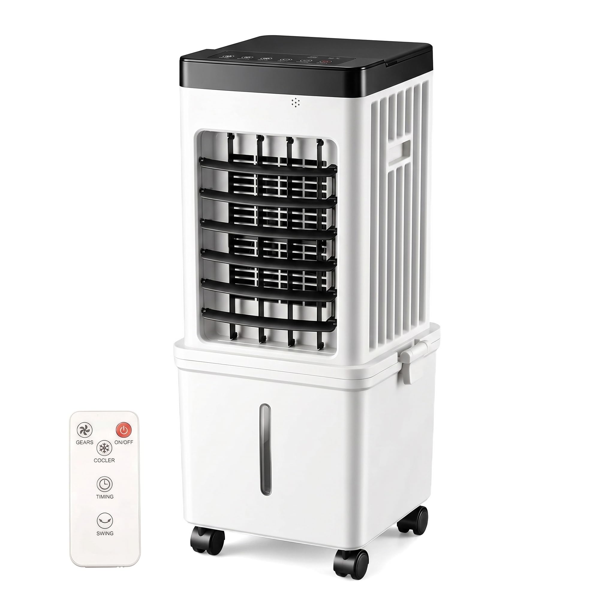 3-in-1 Evaporative Air Cooler, 15L Large Tank Swamp Cooler