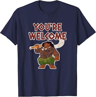 Disney Moana Maui Confident Pose You're Welcome Distressed T-Shirt