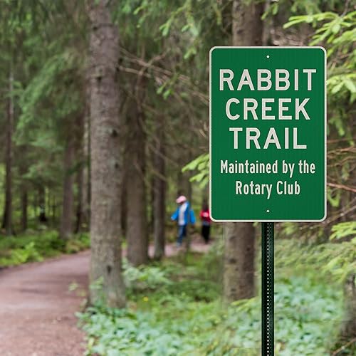 Miniatura 6 de SmartSign Letrero vertical personalizado con texto en inglés "Add Your Own Wording", aluminio reflectante de grado de alta intensidad 3M, fabricado