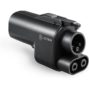 Lectron NACS to CCS Electric Vehicle Adapter - 500 Amps / 1,000V - Compatible with Tesla Superchargers - Fast Charge CCS1 EVs with Vortex Plug [Check with Your Automaker for Compatibility]