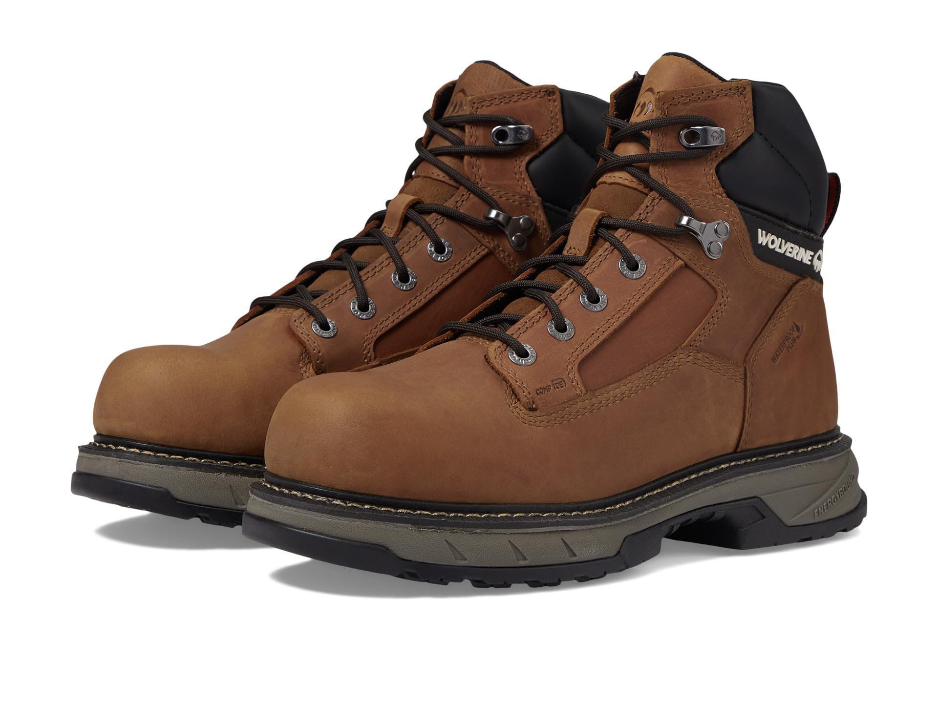 Wolverine Men's Boots, ReForce EnergyBound CarbonMax 6 Inch Work Boot