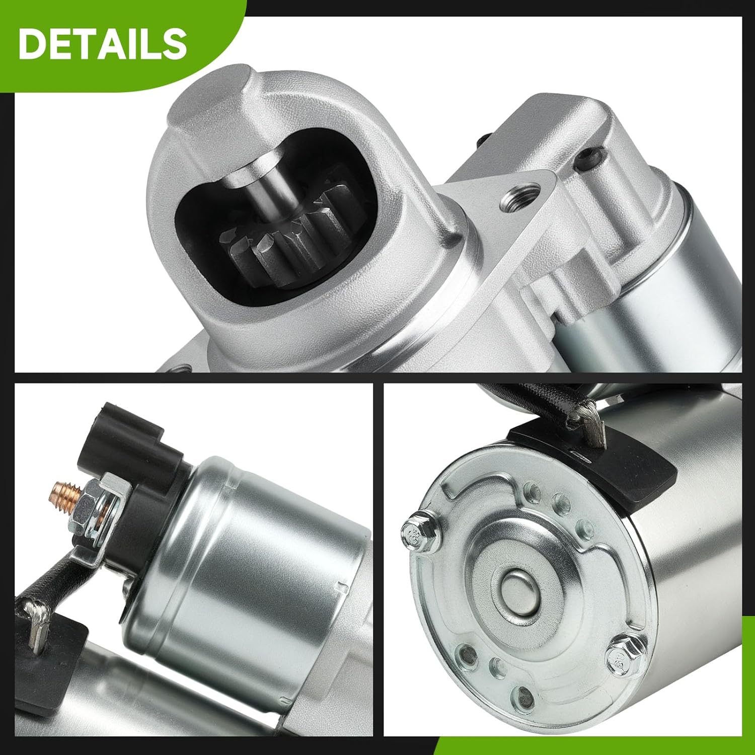 New Starter Compatible with 2009-2014 Hyundai Sonata, 2013-2014 Santa Fe Sport, 2010-2012 Santa Fe, 2012-2014 Kia Optima, 2011-2014 Sorento, L4 2.4L 361002G100 41012398 41012399 FS14N1 SVA0019 19090N