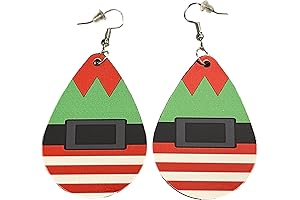 Charming Winter Elf Teardrop Earrings for Women