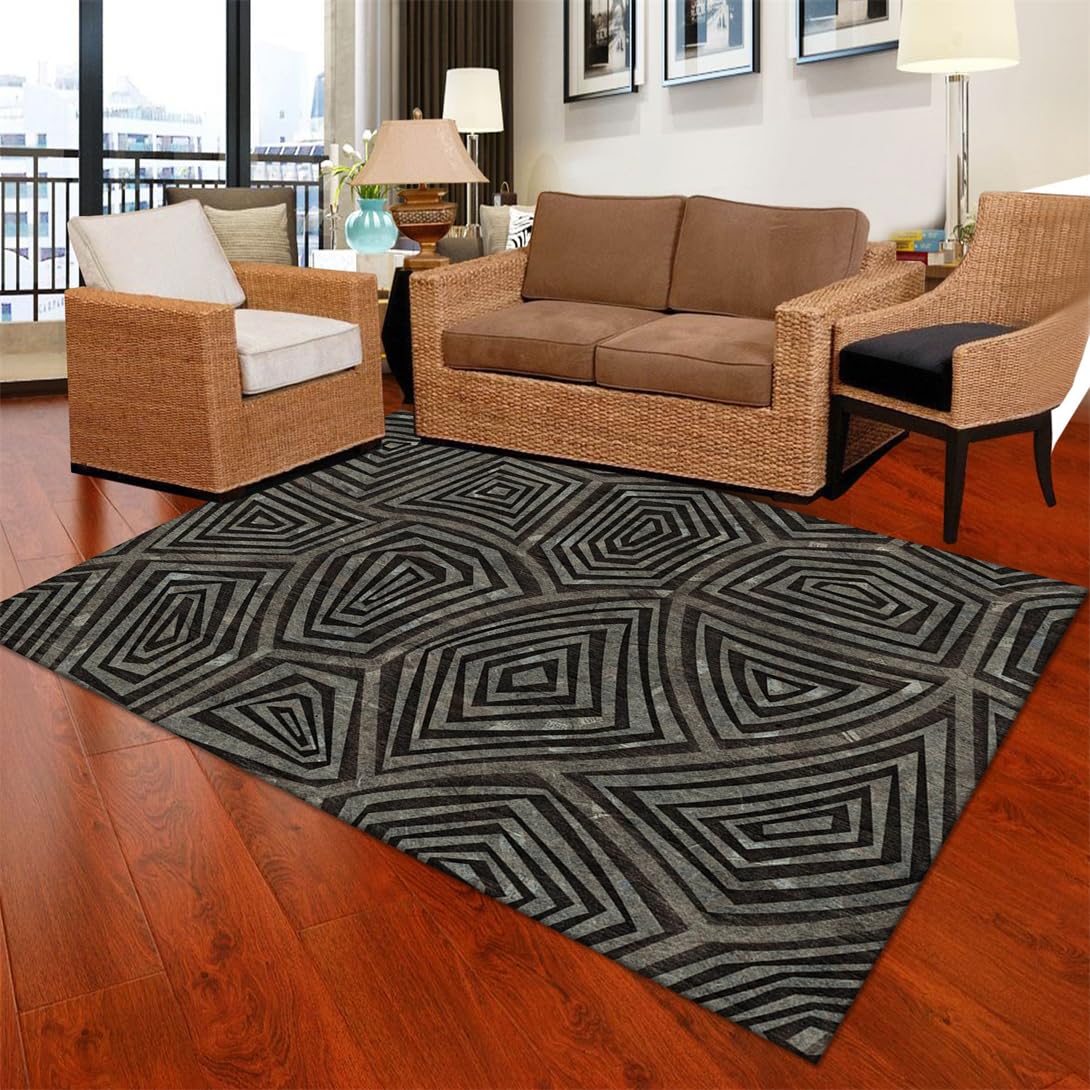 Tapis de couloir lavable et résistant 80 x 120 cm idéal entrées sombres
