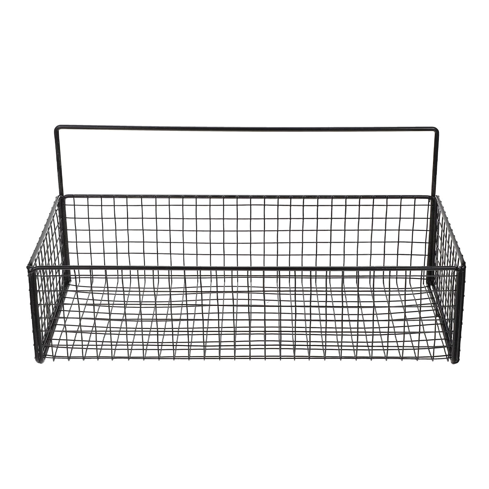 Cesta de almacenamiento de cocina de hierro para evitar el desorden de tus ajos