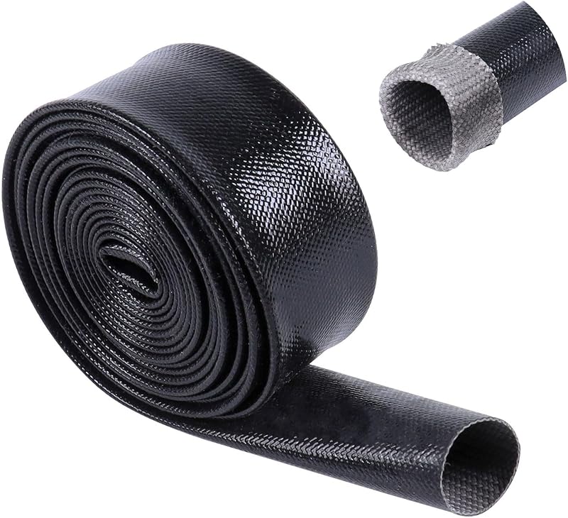 Capa térmica de fibra de vidro revestida com silicone FOURUB 3/4" para cabos e linhas – 3,66 m
