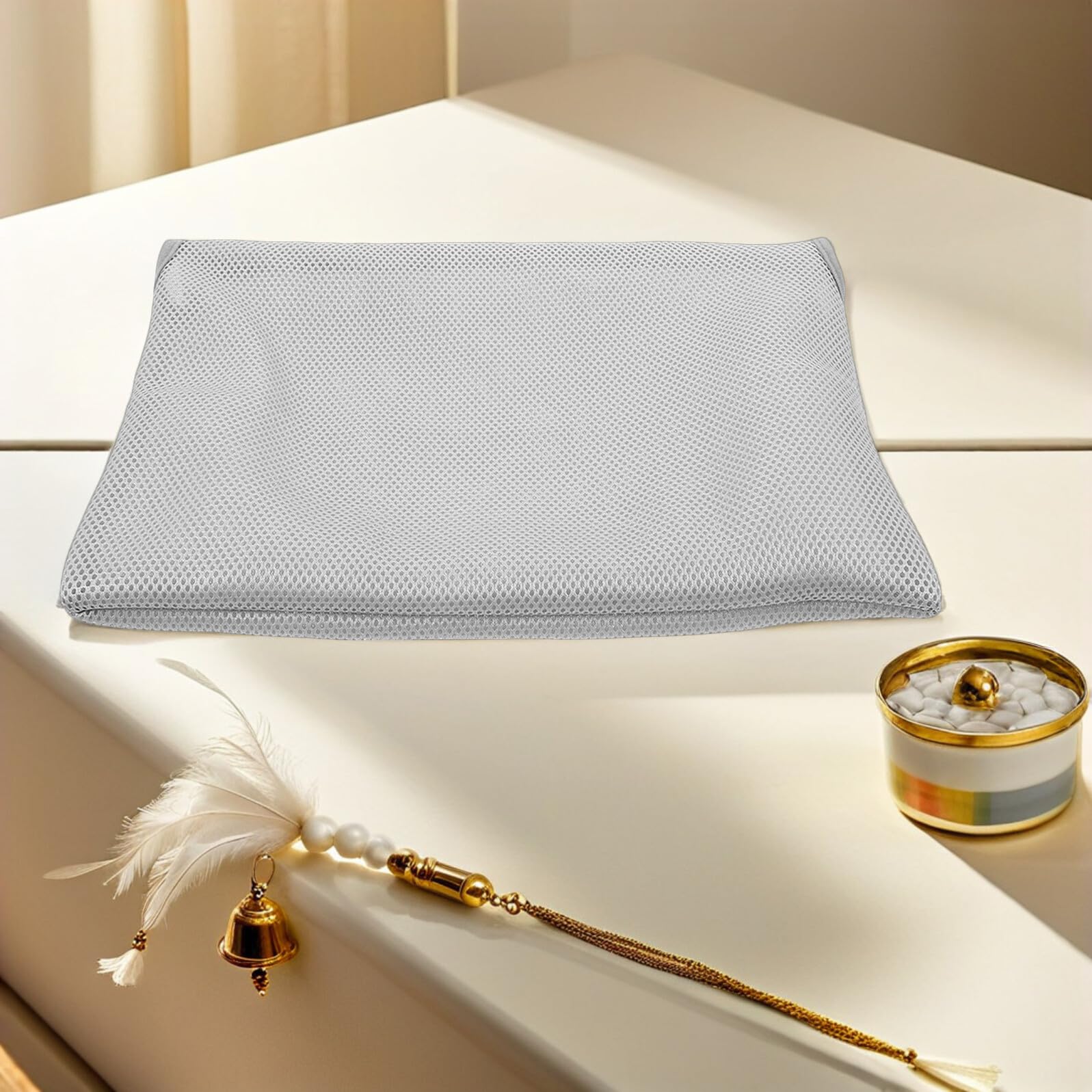 Copertura di Ricambio per Amaca da Finestra per Gatti, Tessuto a Rete 52x30cm Cerniera, Traspirante e Lavabile, Accessorio Semplice per Gatti e Cuccioli da Interno