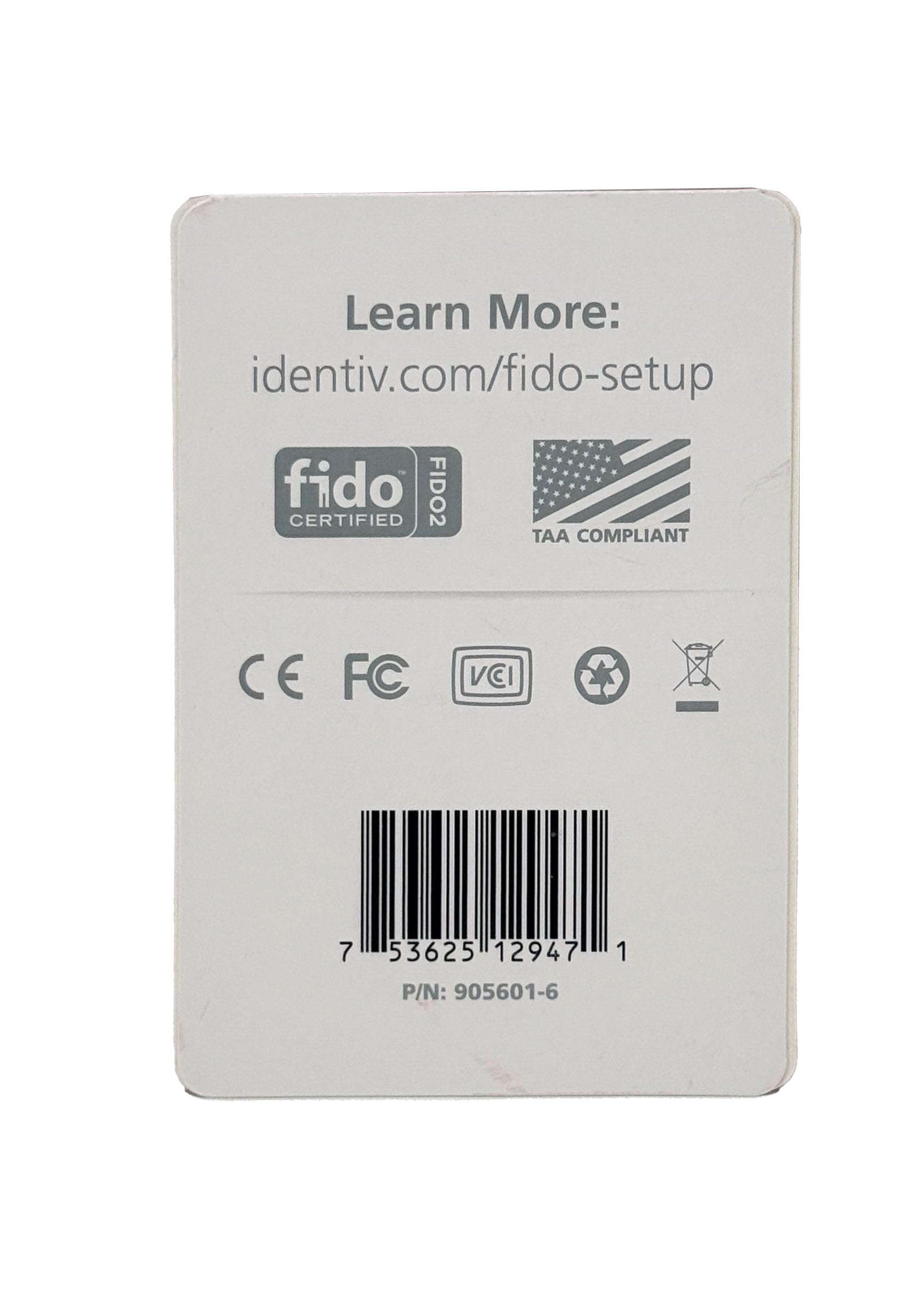 FIDO2 NFC+ Key USB-A Token/Anmeldung/Zwei-Faktor-Authentifizierung | Security Key / (FIDO, FIDO2, U2F, PIV, TOTP, HOTP, WebAuth) – 905601
