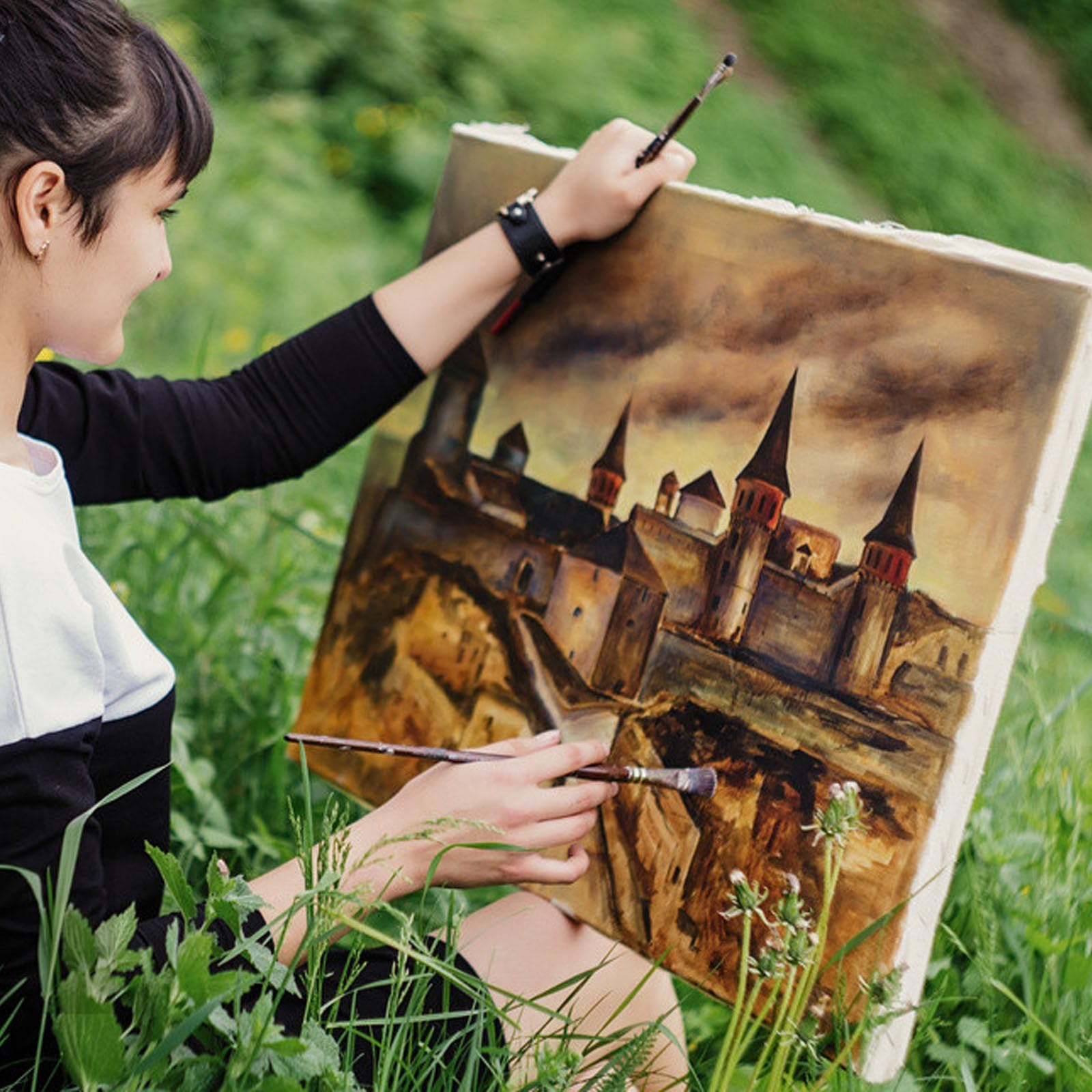 Amazon.co.jp: 絵画 キャンバス 張りキャンバス アートキャンバス 3枚