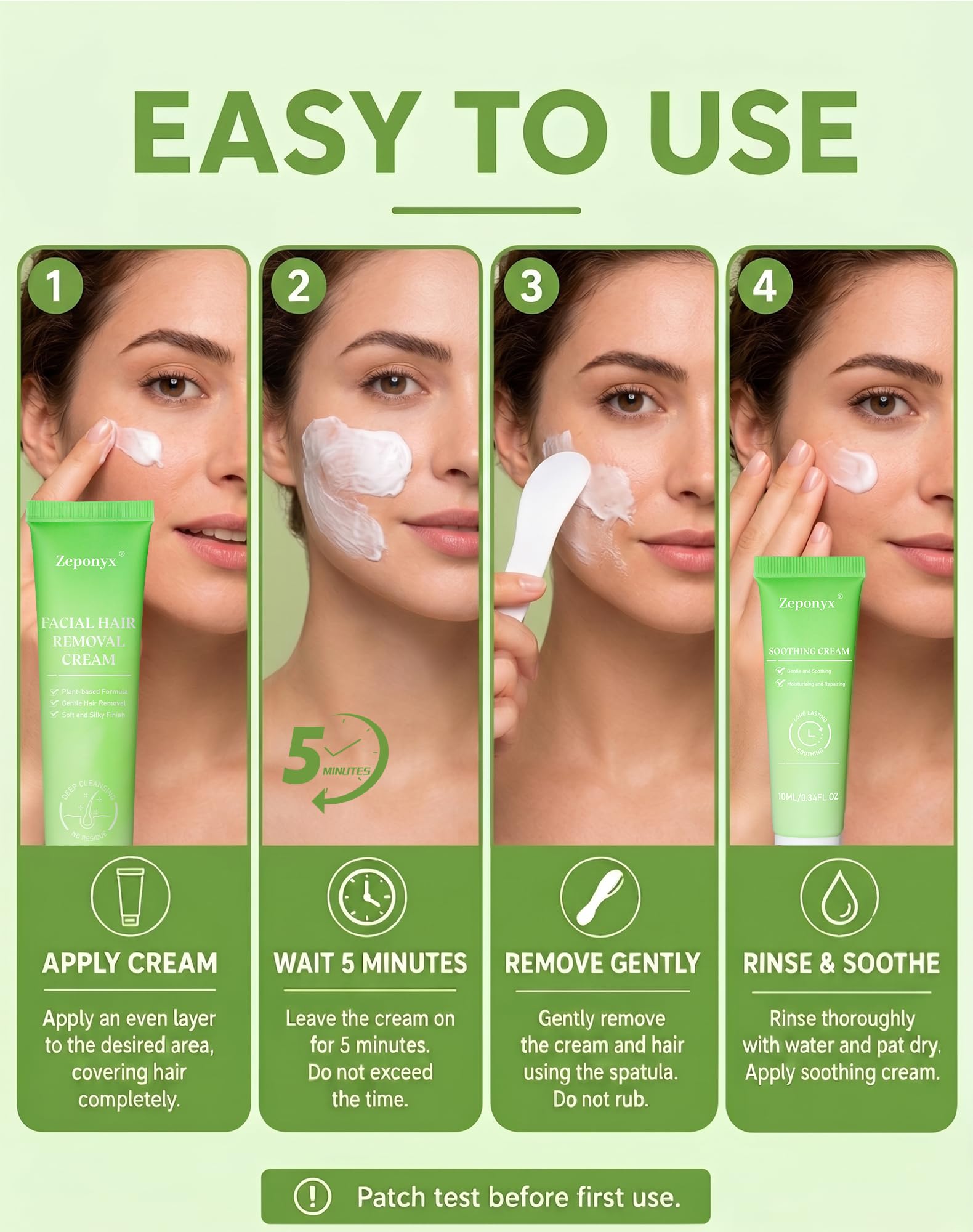5-Minute Facial Hair Removal - Painless & Smooth! -6