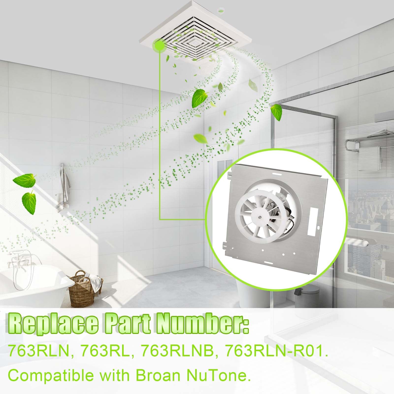 Amazon.com: 763RLN B Unit,763RL B Unit Bathroom Fan Motor Assembly  