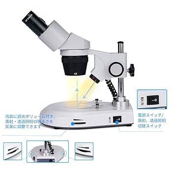Amazon.co.jp: SWIFT 双眼実体顕微鏡 立体顕微鏡 LED光源付 落射