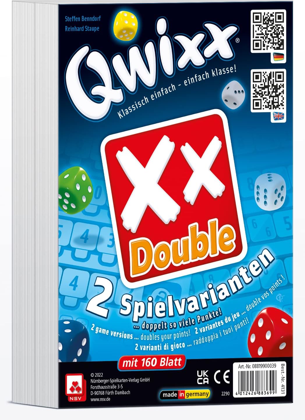 Schmidt Spiele 'Noch Und Mehr!' – Roll & Write Würfelspiel Mit Neuem Block & Spezialwürfel