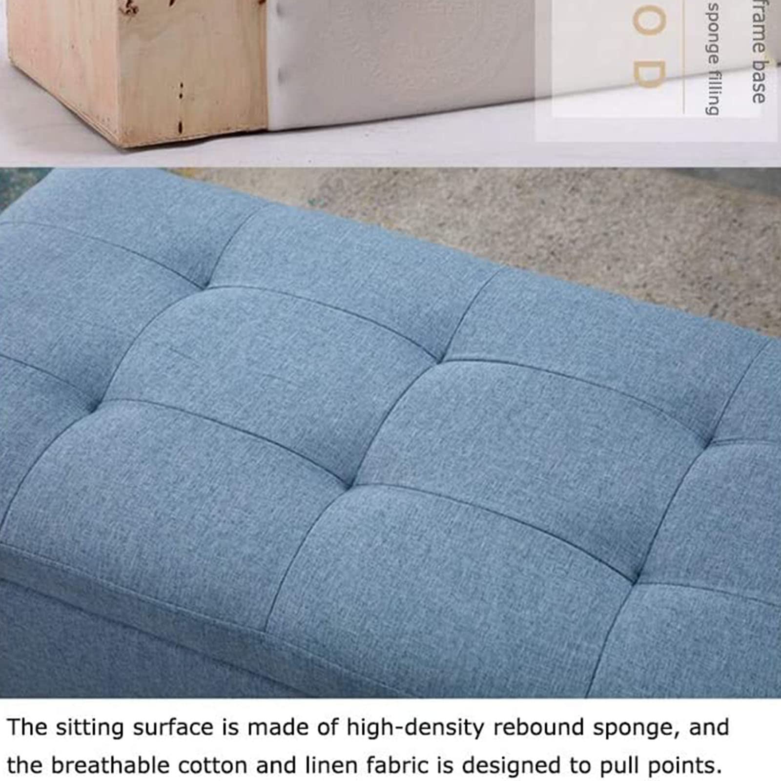 Reposapiés plegable para dormitorio, organizador multifuncional para zapatos y mantas, ideal para sentarse y decorar
