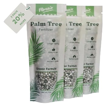 Palm Fertilizer - 3 Pack - Nursery Grade - Perfect for Windmills, Pindos, Palmettos, Dates, Europeans and More 3 Pack