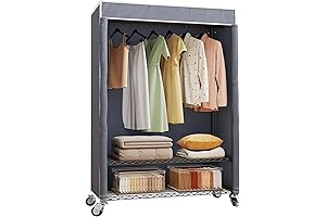 H4 Plus Rolling Clothes Rack: The Ultimate Closet Solution with Wheels