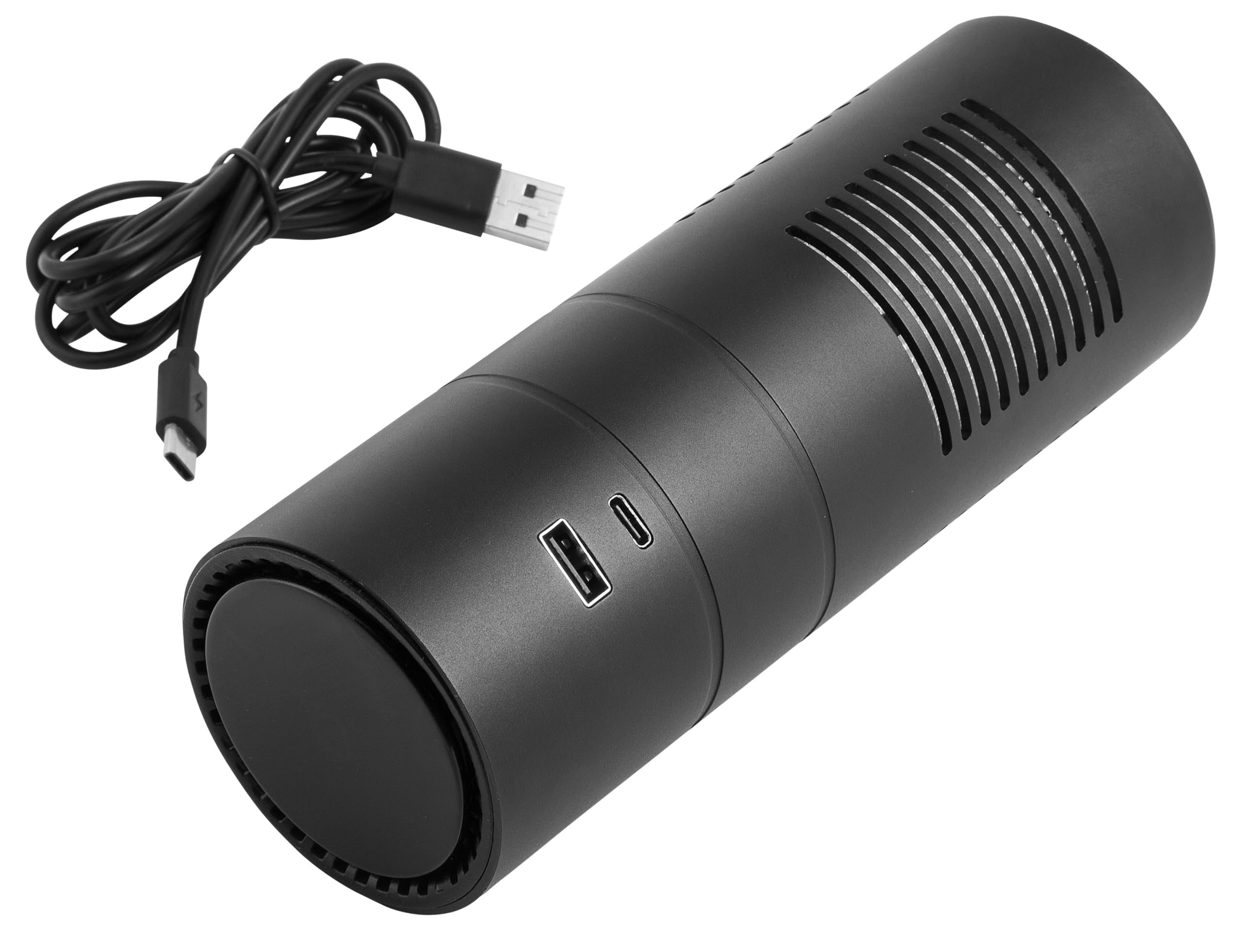 Oczyszczacz powietrza USB Technaxx z mieszanym filtrem HEPA - dyfuzor do aromaterapii i światłem UV, oczyszczacz powietrza dla alergików i palaczy - jonizator powietrza TX-131+