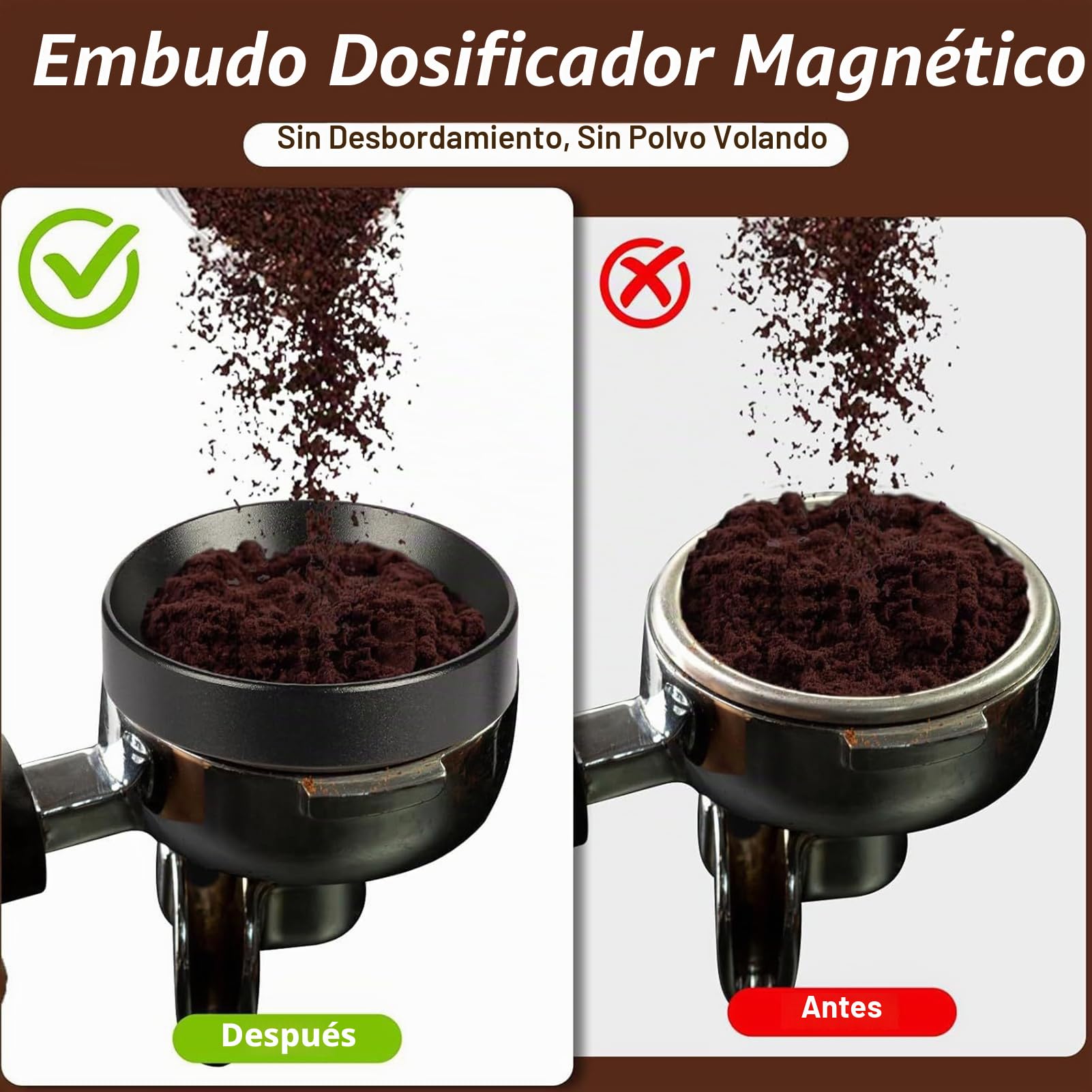 Juego De Tamper De Café - Distribuidor De Prensado De Cocina | Kit De Accesorios Para Espresso De 5.1 Cm - Para apartamento, comedor, bar, residencia, cafetería, casa, aficionados y