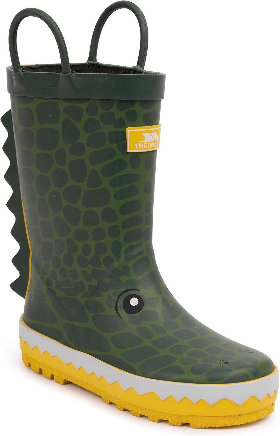 Trespass Unisex Kids Welly Boot Rain Shoe Pull-On Handles Character