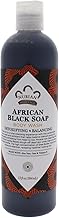Nubian Heritage Body Wash, African Blk Soap, Tea Tree Oil Oats & Aloe, 13 Fl Oz pack of 2